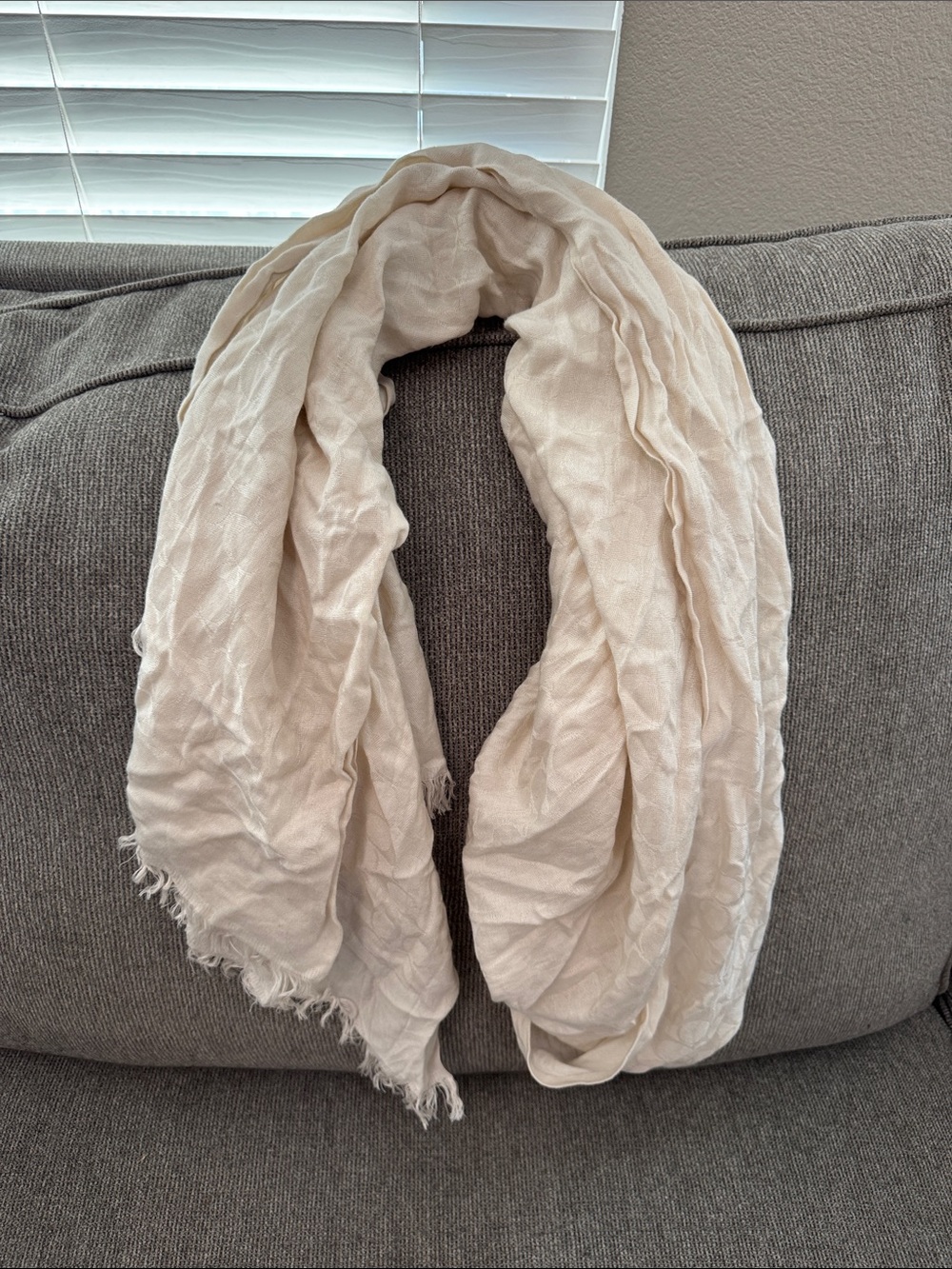 Coach light Cream Women's Scarf - Lightweight Fashion Accessory
